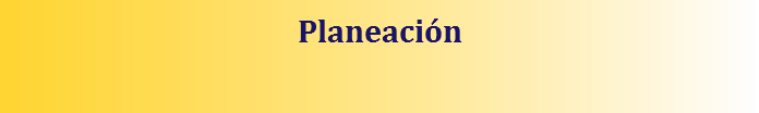Planeación